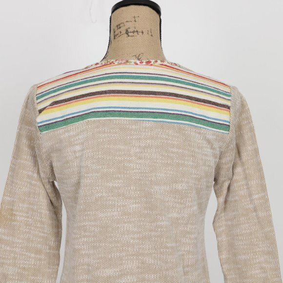 Dayou Fashion Woven Top Has Floral Trim size M - Picture 11 of 14